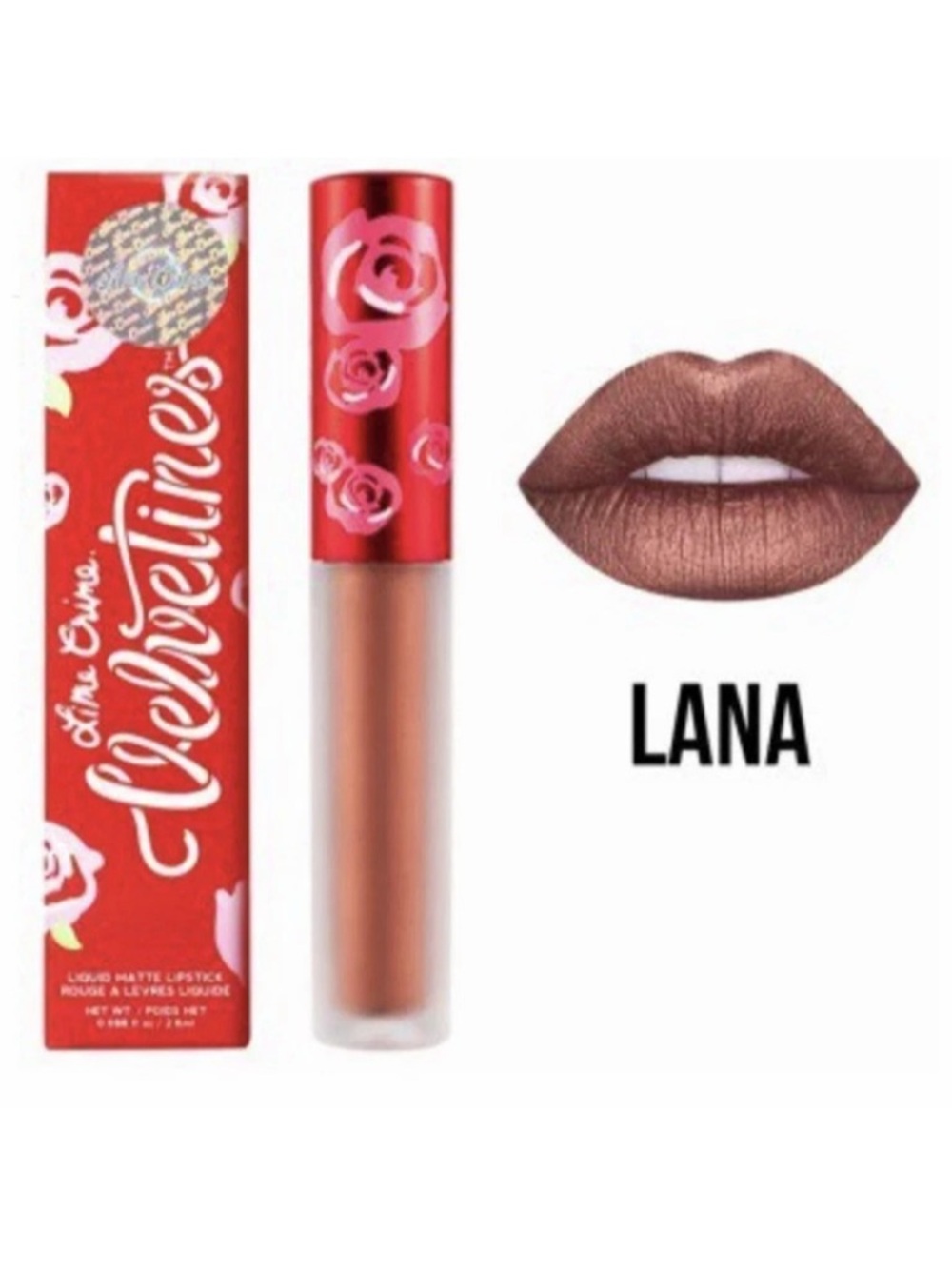 Lime Crime Velvetines Metallic Liquid Matte Lipstick LANA (burnished bronze) NEW